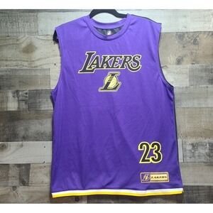 Lebron James #23 L.A Lakers  100% polyester Jersey  Men‎ Sz Large NBA -